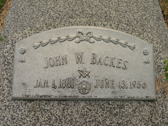 Backes John W