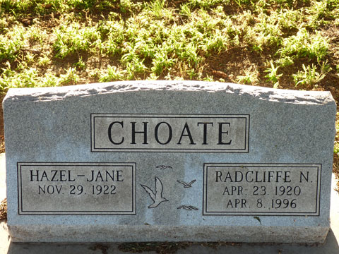 Choate Hazel Radcliffe