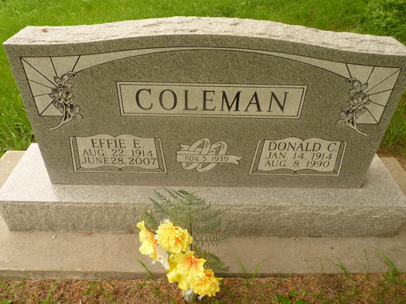 Coleman Effie Donald