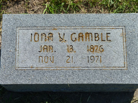 Gamble Iona Y.