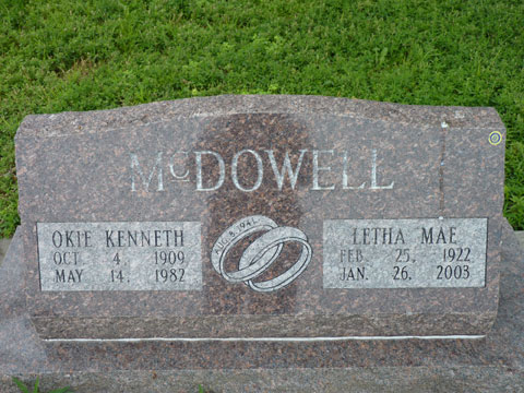 Mcdowell Okie Letha
