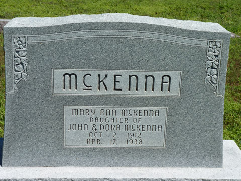 Mckenna Mary Ann