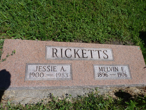 Ricketts Jessie Melvin