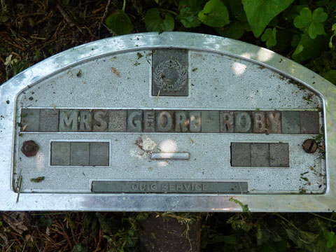 Roby Mrs. Geore