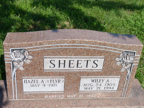 Sheets Hazel Wiley