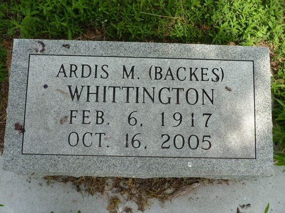 Whittington Ardis