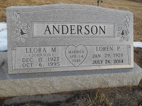 Anderson, Loren And Leora