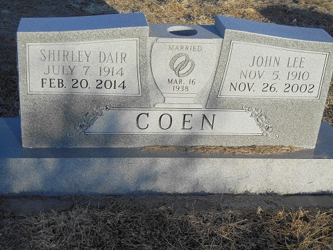 Coen, Shirley Dair And John Lee